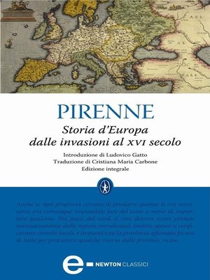 cover image of Storia d'Europa dalle invasioni al XVI secolo